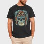 Skull Aviator Goggles, Tricou Barbati (Unisex)