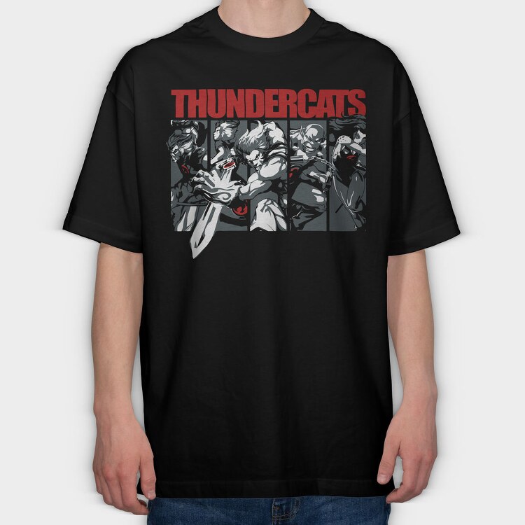 Thundercats Battle, Tricou Oversize Barbati (Unisex)