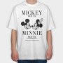 Mickey Minnie Mouse Love, Tricou Oversize Barbati (Unisex)