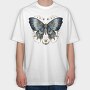 Mystic Butterfly Nightflight, Tricou Oversize Barbati (Unisex)