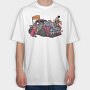 Hot Rod Garage, Tricou Oversize Barbati (Unisex)