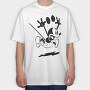 Mickey Mouse Crash, Tricou Oversize Barbati (Unisex)