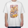 Be Happy Bus Ride, Tricou Oversize Barbati (Unisex)