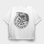 Raven Viking Black, Tricou Oversize Barbati (Unisex)