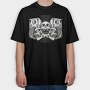 Skull Boombox, Tricou Oversize Barbati (Unisex)