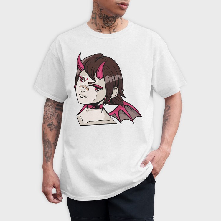 Demon Girls Gaze, Tricou Barbati (Unisex)
