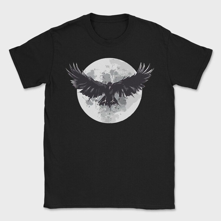 Raven Moon, Tricou Barbati (Unisex)