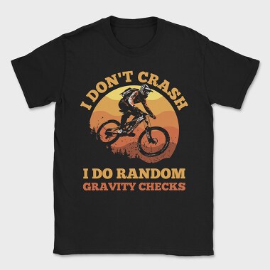 Random Gavity Checks, Tricou Barbati (Unisex)