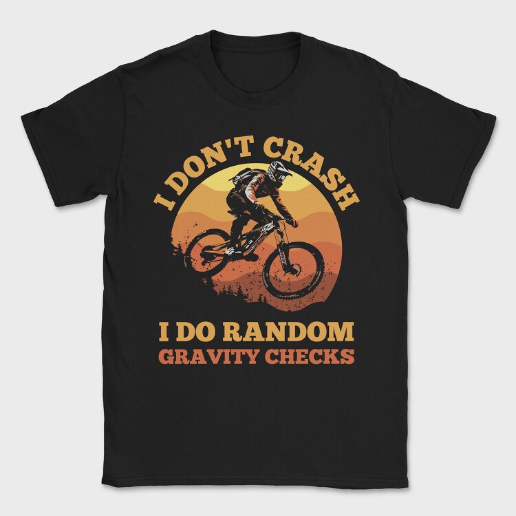 Random Gavity Checks, Tricou Barbati (Unisex)