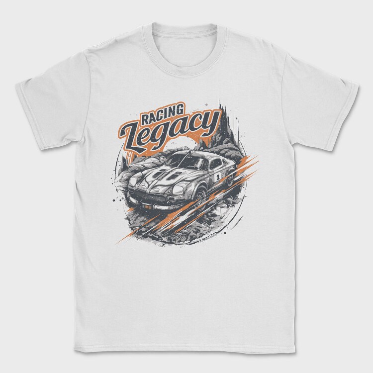 Racing Legacy Retro Car, Tricou Barbati (Unisex)