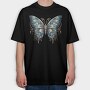 Mystic Butterfly Wings, Tricou Oversize Barbati (Unisex)