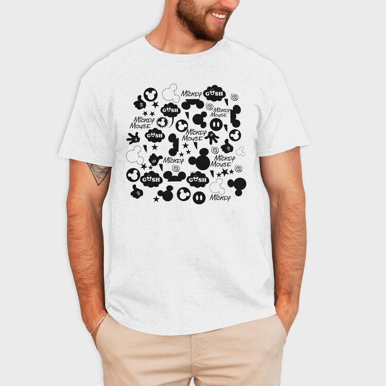 Mickey Mouse Gosh, Tricou Barbati (Unisex)