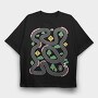 Race Track Kids, Tricou Oversize Barbati (Unisex)