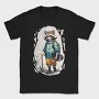 Raccoon Hiking, Tricou Barbati (Unisex)