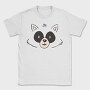 Raccoon Face, Tricou Barbati (Unisex)
