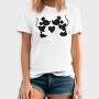 Mickey Mouse Love, Tricou Barbati (Unisex)