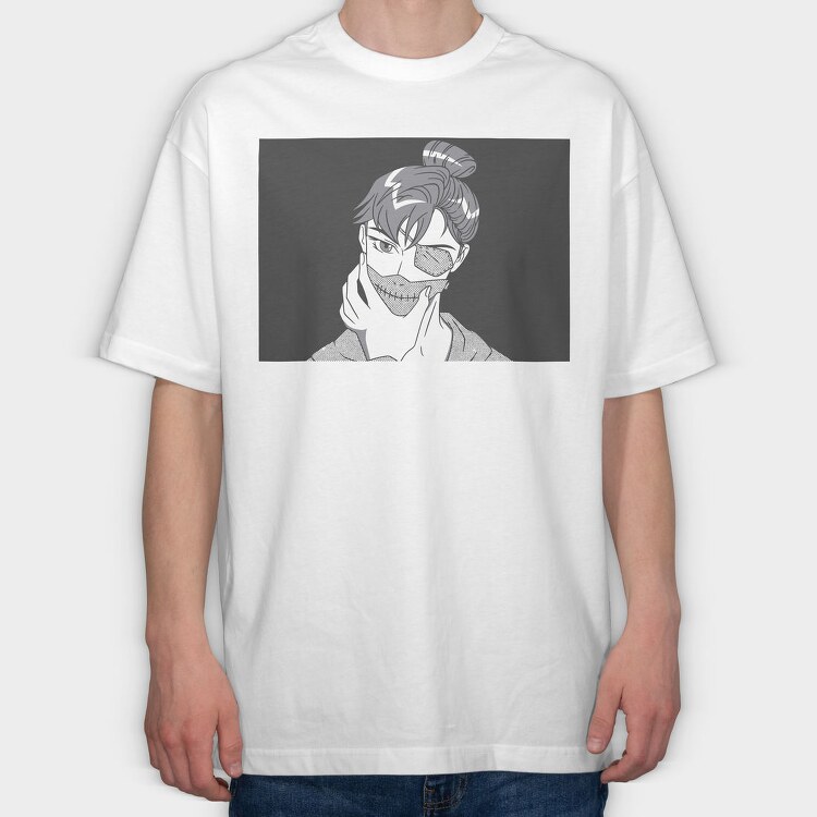 Joker Smile 1, Tricou Oversize Barbati (Unisex)