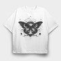 Mystical Butterfly Moon, Tricou Oversize Barbati (Unisex)