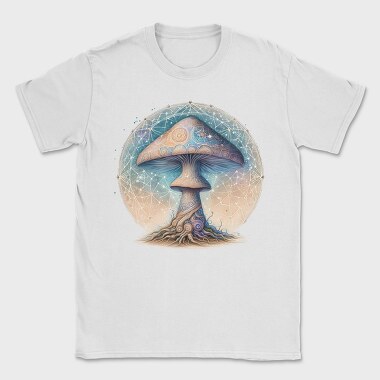 Mystical Fantasy Mushroom, Tricou Barbati (Unisex)