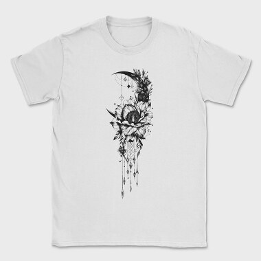 Mystical Flower Moon, Tricou Barbati (Unisex)
