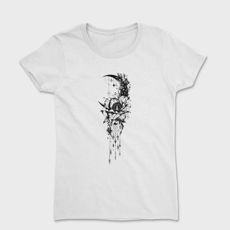 Mystical Flower Moon, Tricou Femei
