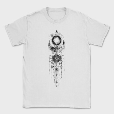 Mystical Moon Sublimation, Tricou Barbati (Unisex)