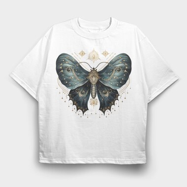 Mystical Moth Wings, Tricou Oversize Barbati (Unisex)
