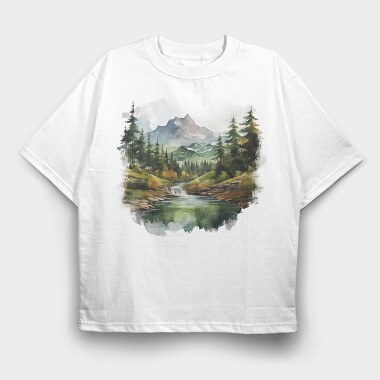 Nature Reflection, Tricou Oversize Barbati (Unisex)