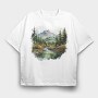 Nature Reflection, Tricou Oversize Barbati (Unisex)
