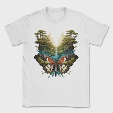 Nature Wing Island, Tricou Barbati (Unisex)
