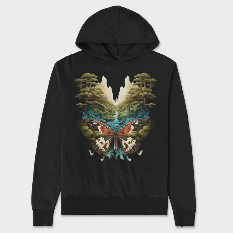 Nature Wing Island, Hanorac Oversize Barbati (Unisex)