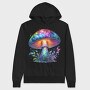 Neon Mushroom Spirit, Hanorac Oversize Barbati (Unisex)