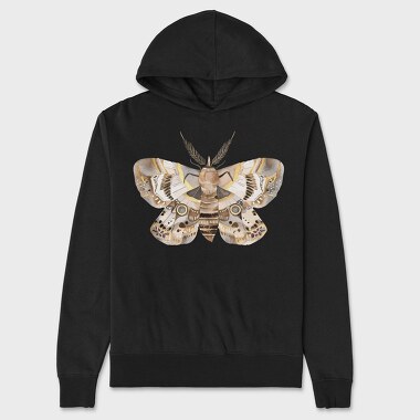 Night Dream Moth, Hanorac Oversize Barbati (Unisex)