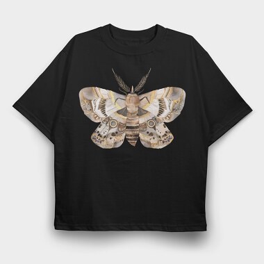 Night Dream Moth, Tricou Oversize Barbati (Unisex)