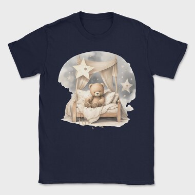 Night Stars Bear Clips, Tricou Barbati (Unisex)