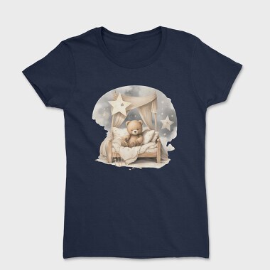 Night Stars Bear Clips, Tricou Femei