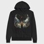 Nightsong Moth Moon, Hanorac Oversize Barbati (Unisex)