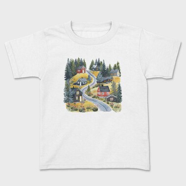 Nordic Cottage Path, Tricou Copii
