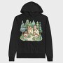 Nordic Fairy Cottage, Hanorac Oversize Barbati (Unisex)