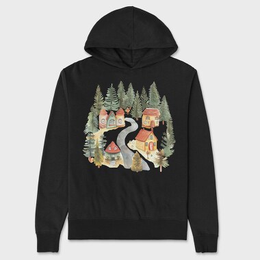 Nordic Fairy Cove, Hanorac Oversize Barbati (Unisex)
