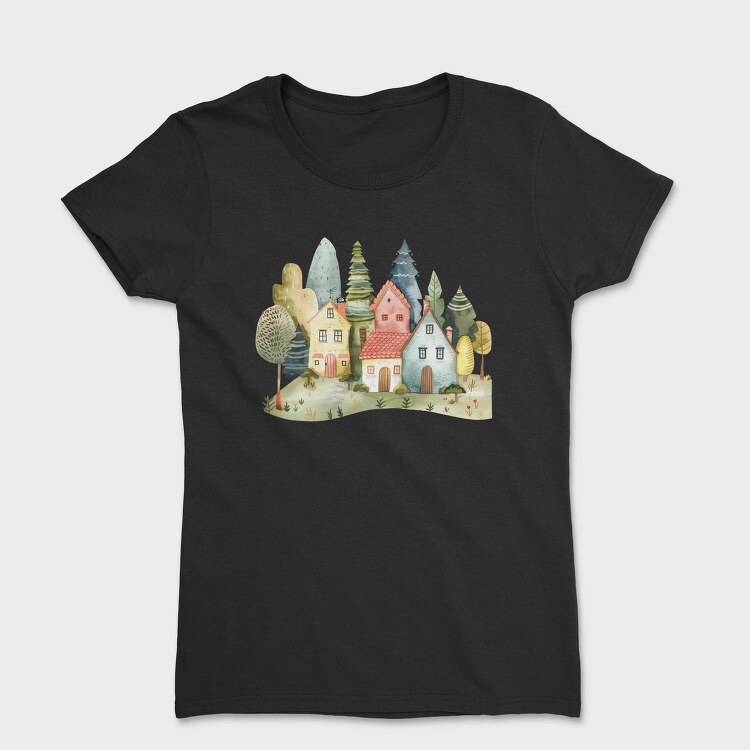Nordic Fairy Village, Tricou Femei