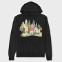 Nordic Fairy Village, Hanorac Oversize Barbati (Unisex)
