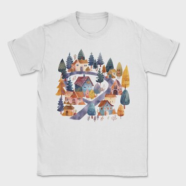 Nordic Fantasy Nest, Tricou Barbati (Unisex)