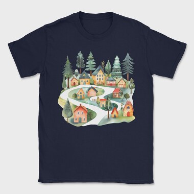 Nordic Holiday Path, Tricou Barbati (Unisex)