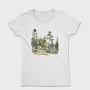 Nordic Homes In Forest, Tricou Femei