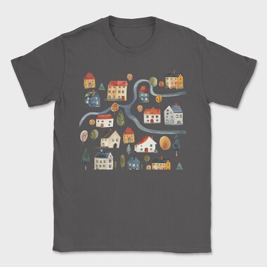 Nordic Houses Forest, Tricou Barbati (Unisex)