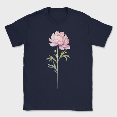 November Peony Flower, Tricou Barbati (Unisex)