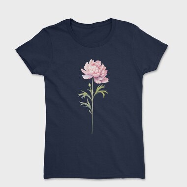 November Peony Flower, Tricou Femei