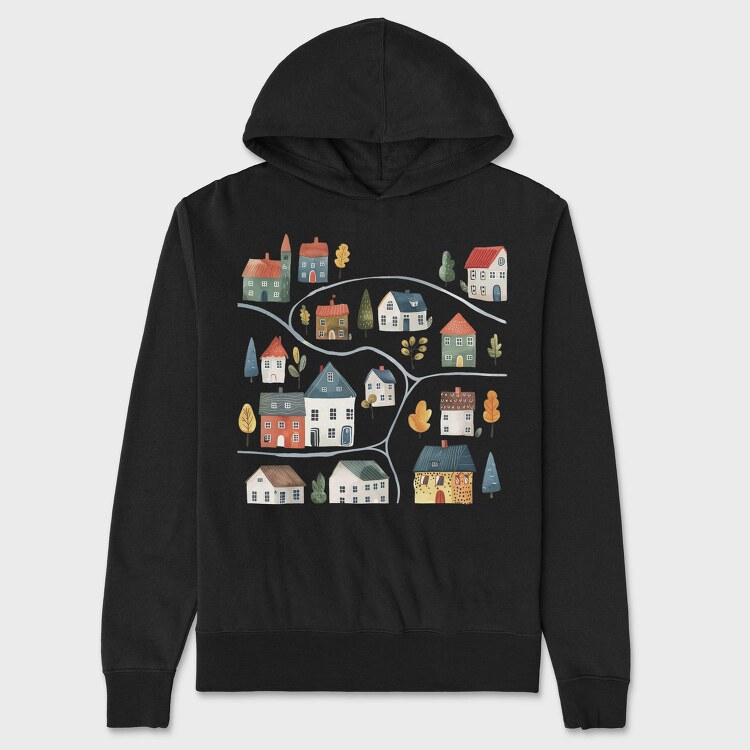 Oak Meadow Houses Nest, Hanorac Oversize Barbati (Unisex)