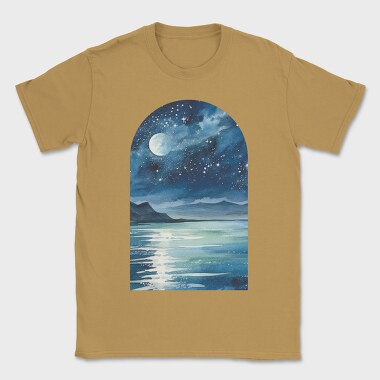 Ocean Moon Night, Tricou Barbati (Unisex)